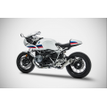 ZARD Stainless GP Slip-on Exhaust for the BMW R NineT / Racer / Pure / Urban GS (2017+)